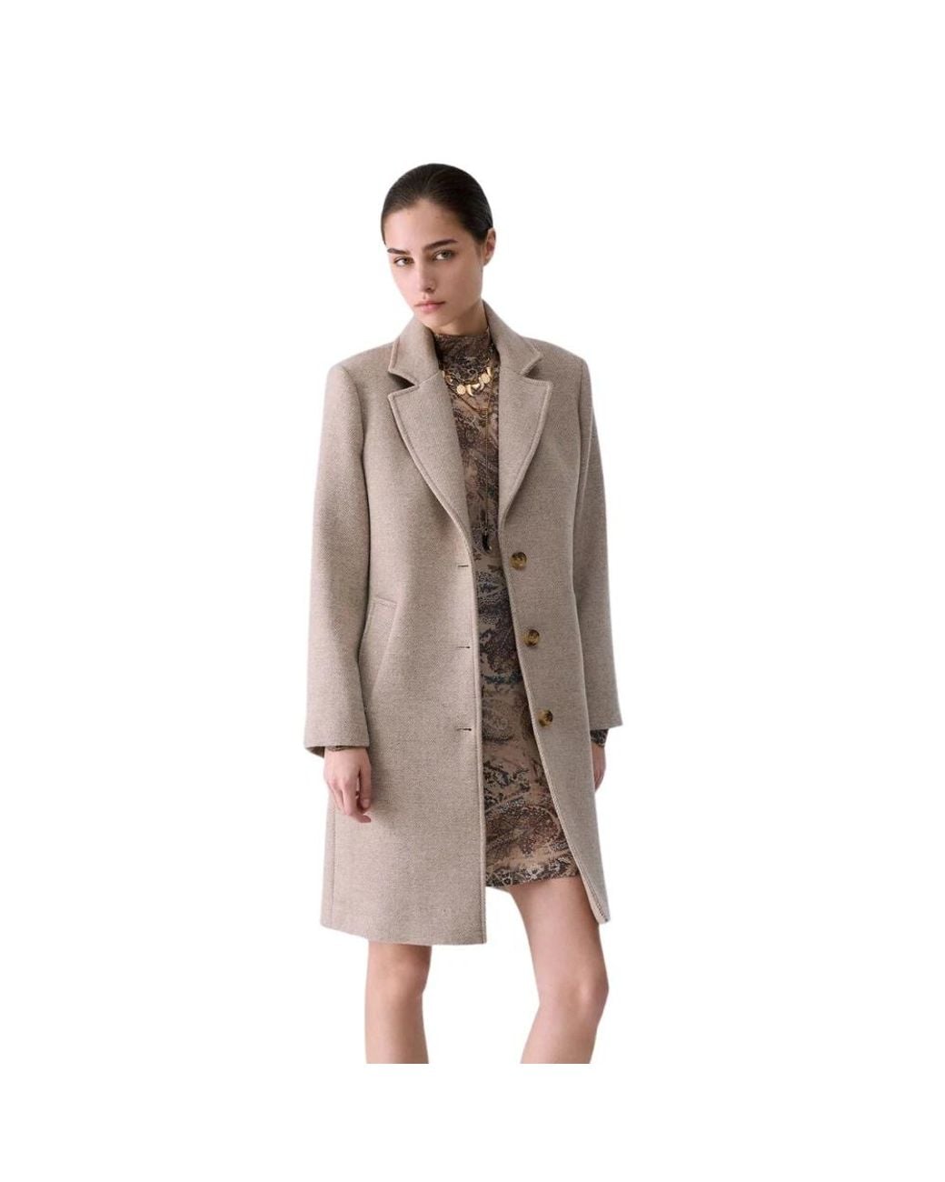 Liu Jo Brown Single-Breasted Coats