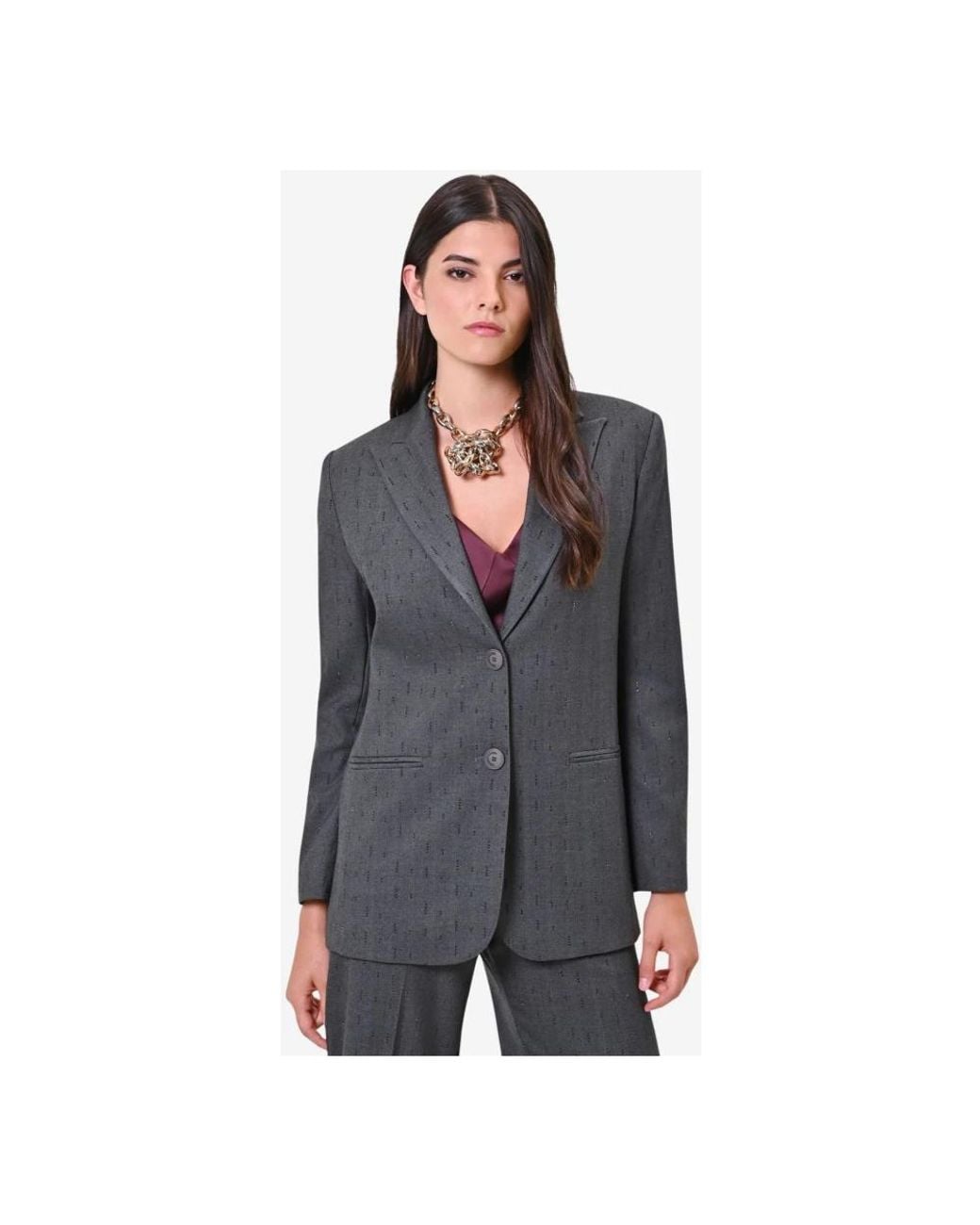 Blazers Rinascimento de color Gray