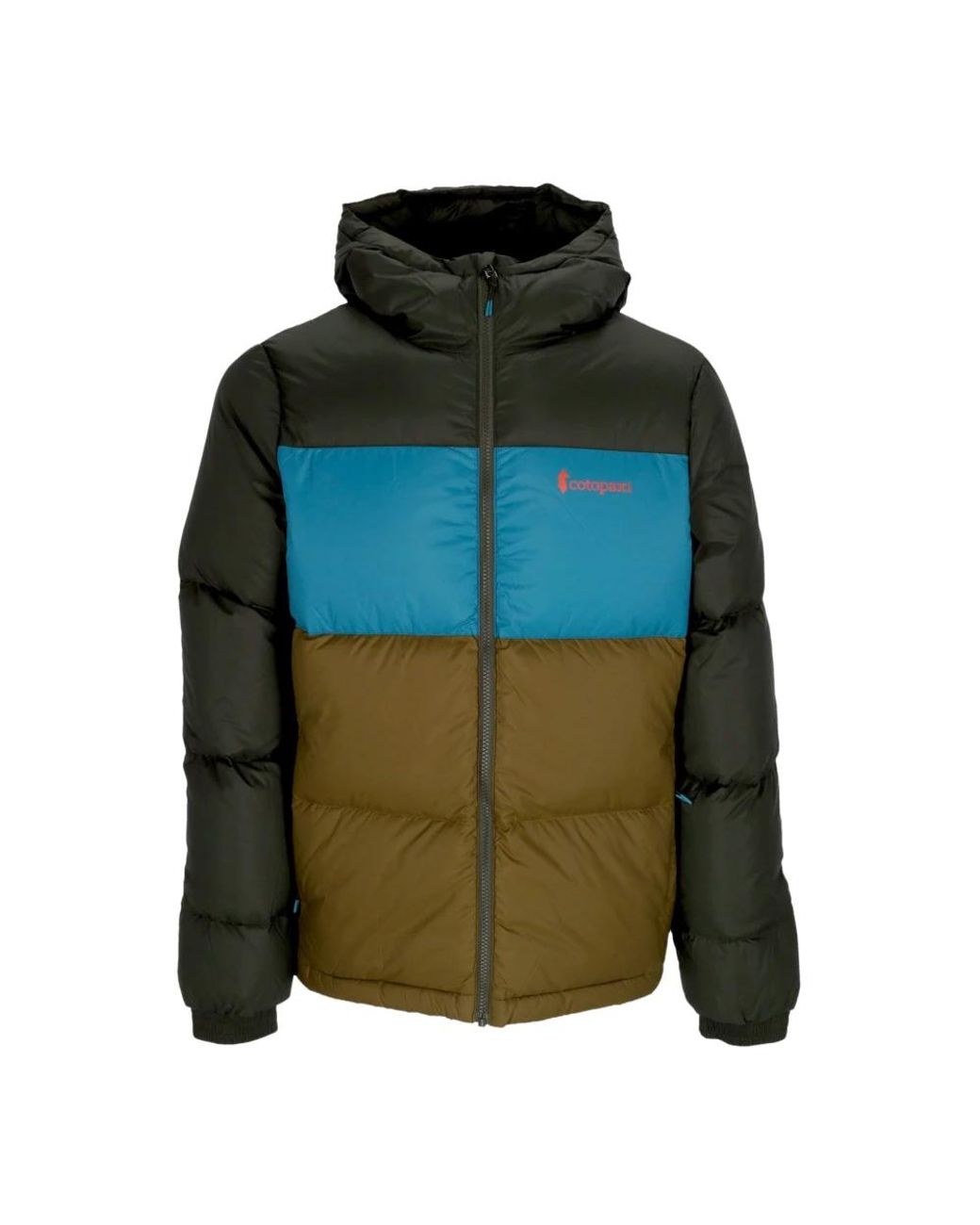 COTOPAXI Jassen ,Veelkleurig ,Nylon Waterafstotende Dons Hoodie Jas in het Green voor heren