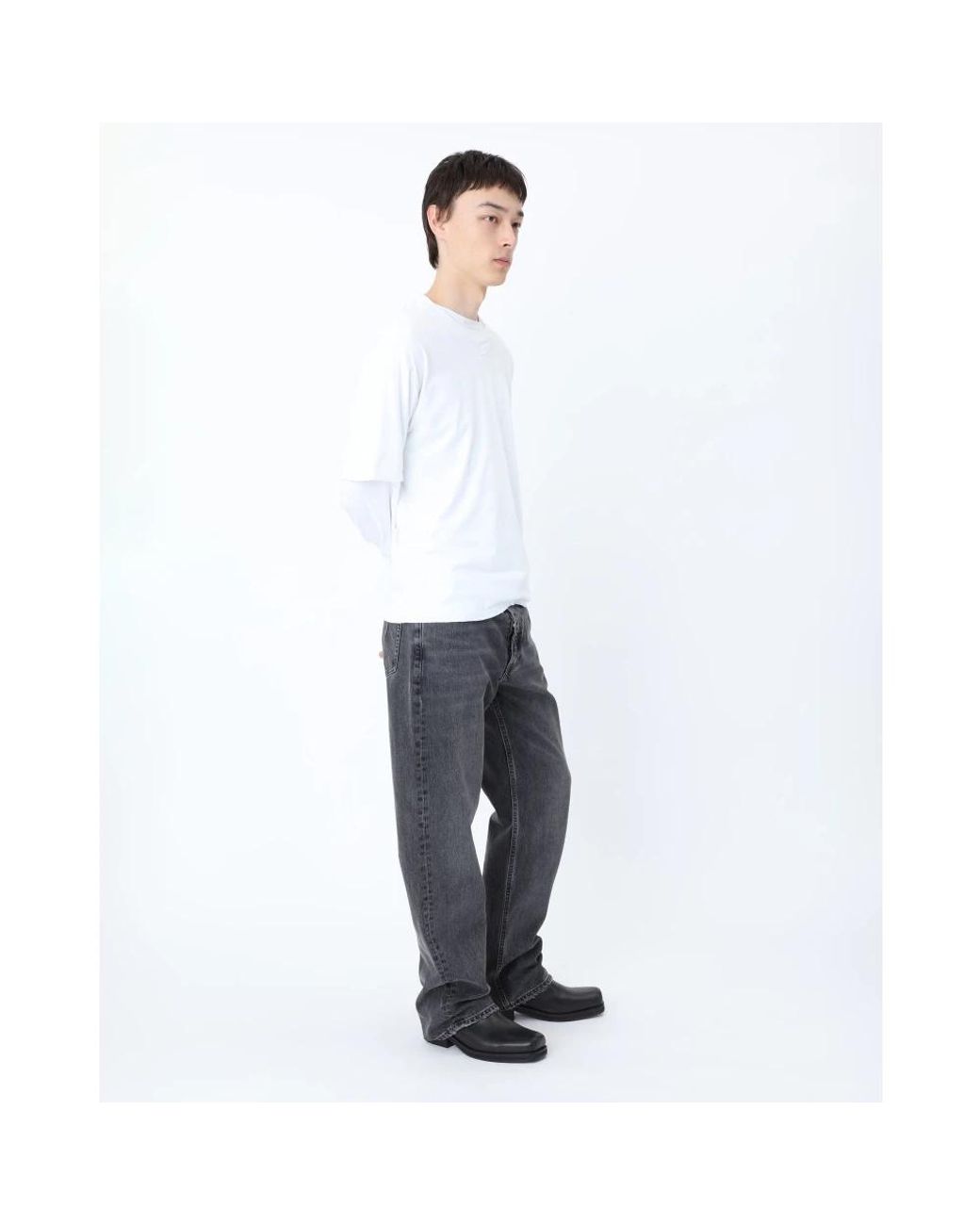 Straight Jeans Won Hundred de hombre de color Gray