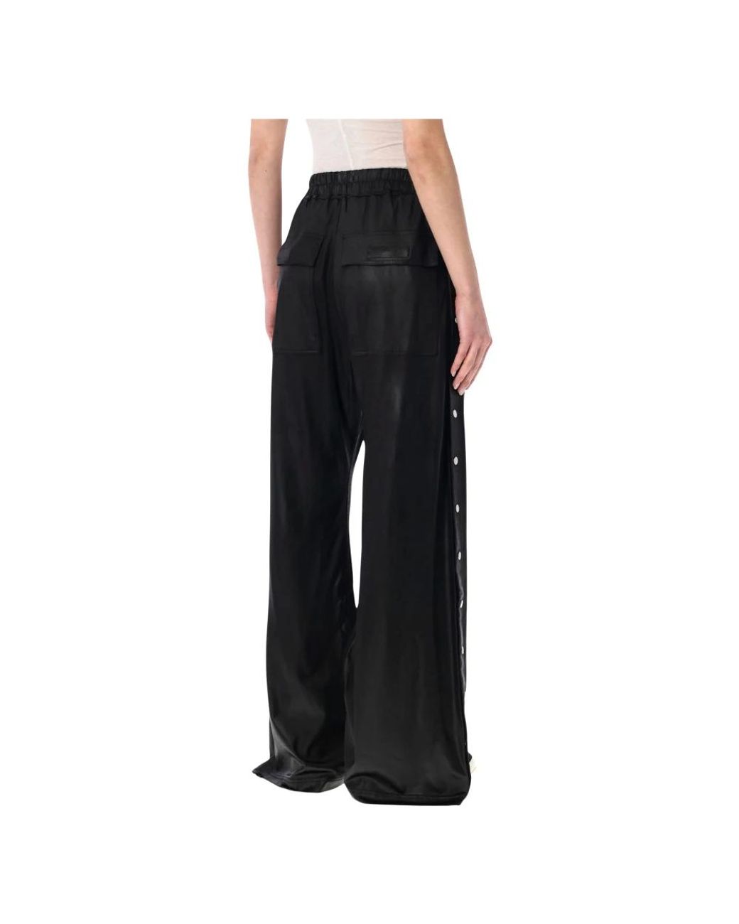 Rick Owens Black Wide Trousers