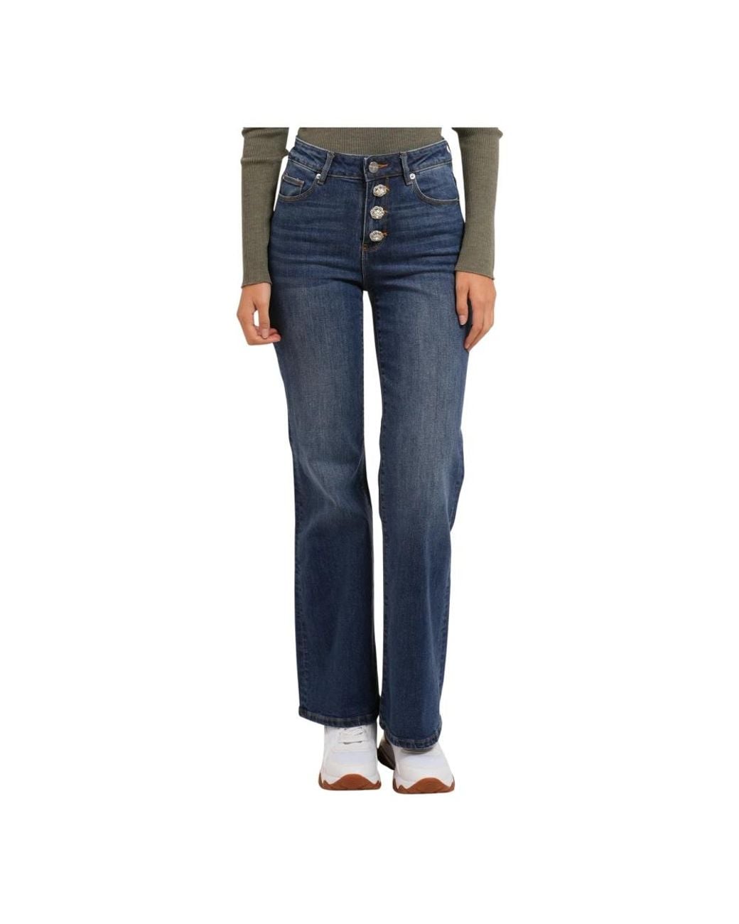 Fracomina Blue Straight Fit Jeans