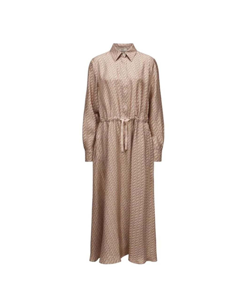 Herno Brown Shirt Dresses