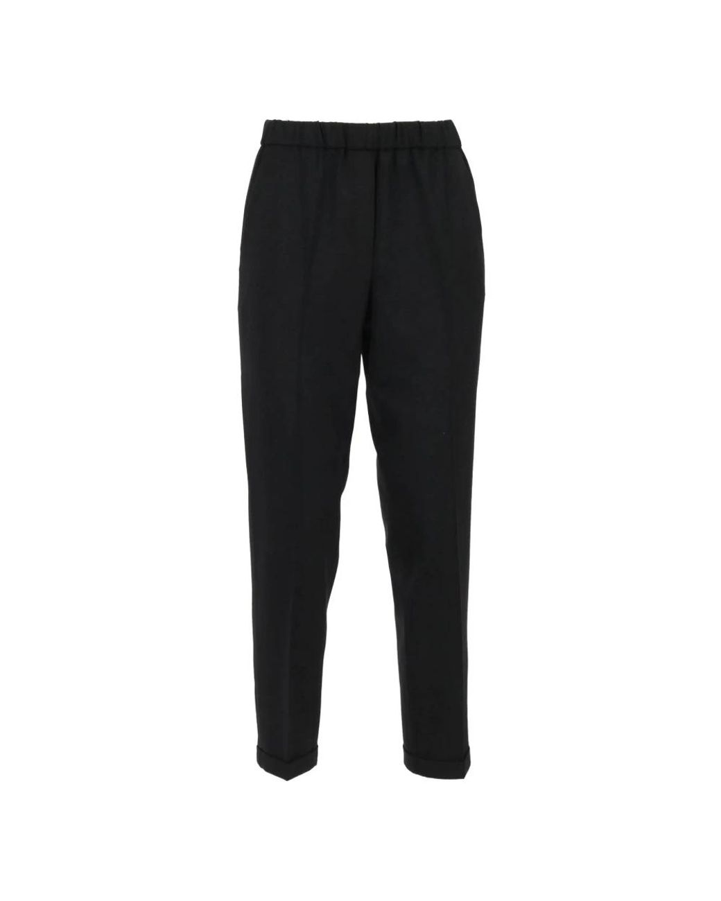 Antonelli Black Slim-Fit Trousers