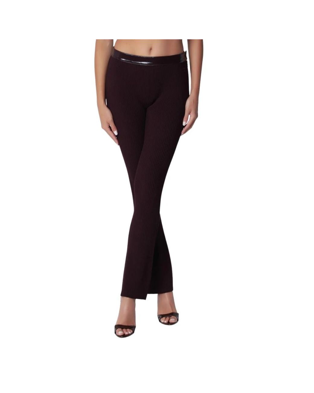 Courreges Black Wide Trousers