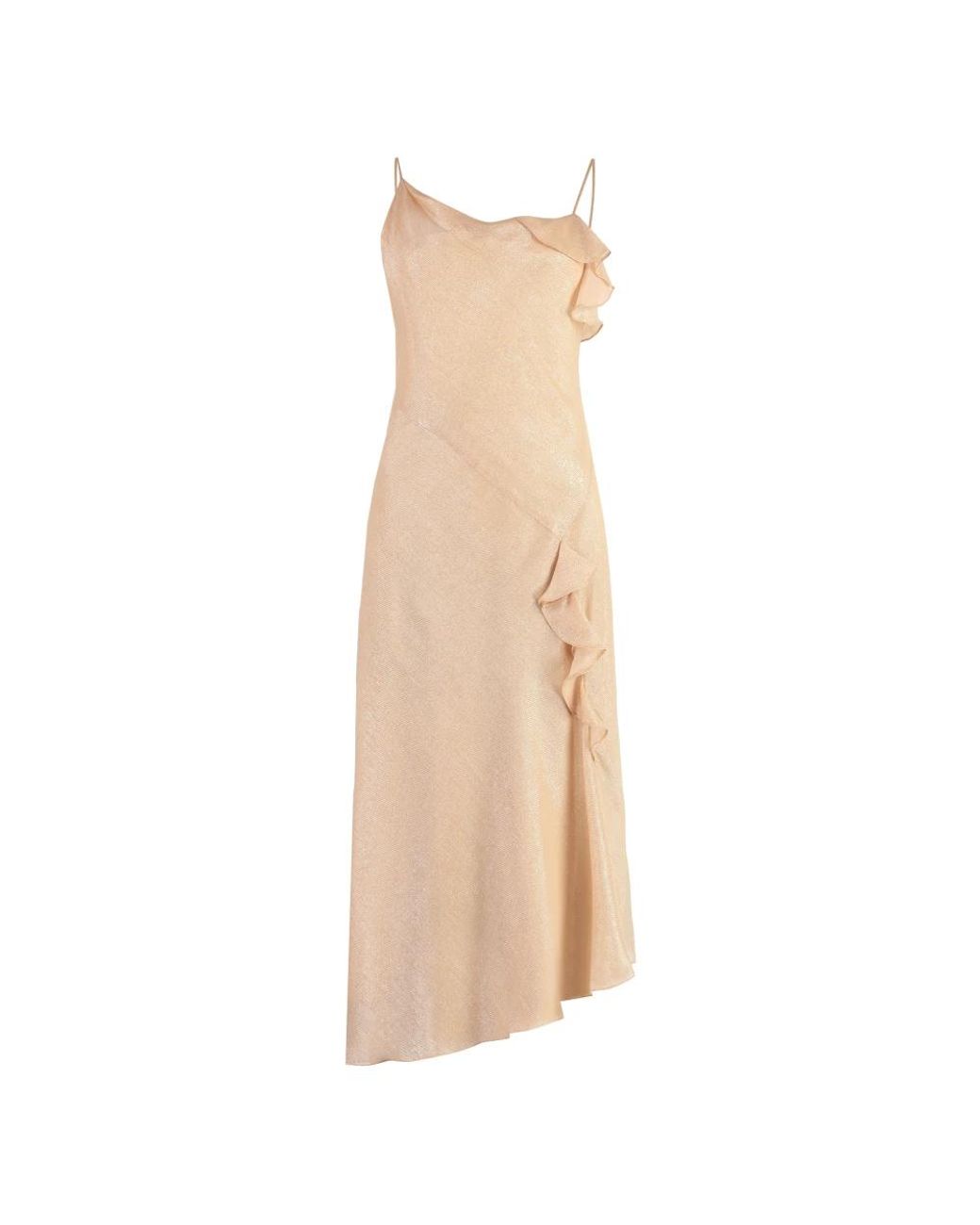 Victoria Beckham Natural Midi Dresses