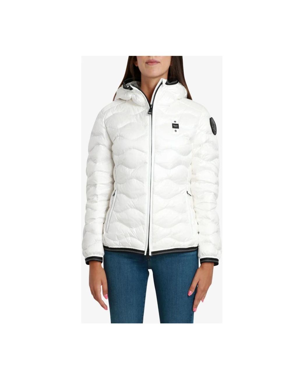 Down Jackets Blauer en coloris White