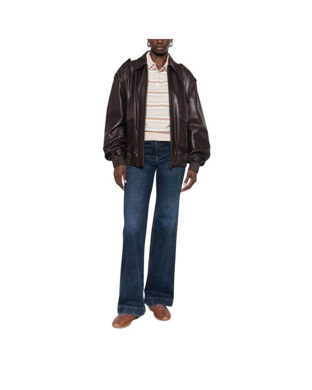 Lois Black Wide Jeans