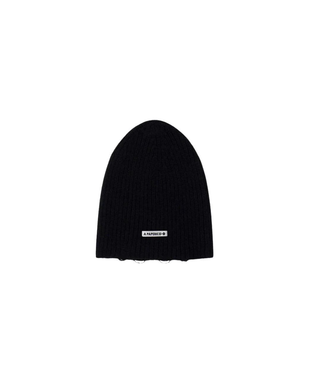 Beanies A PAPER KID de hombre de color Black