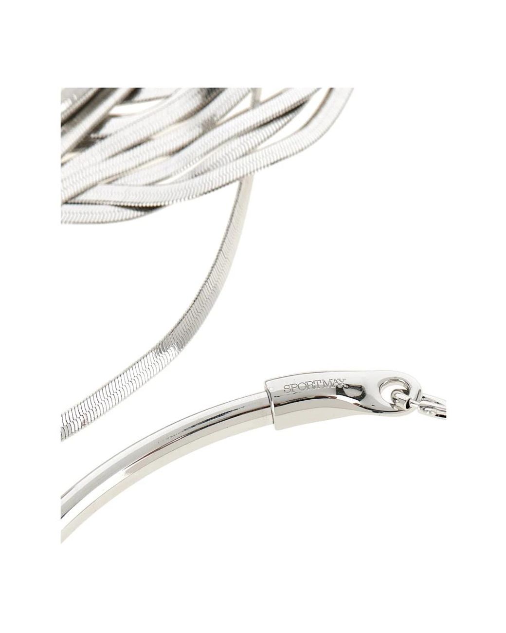 Necklaces Sportmax de color Gray