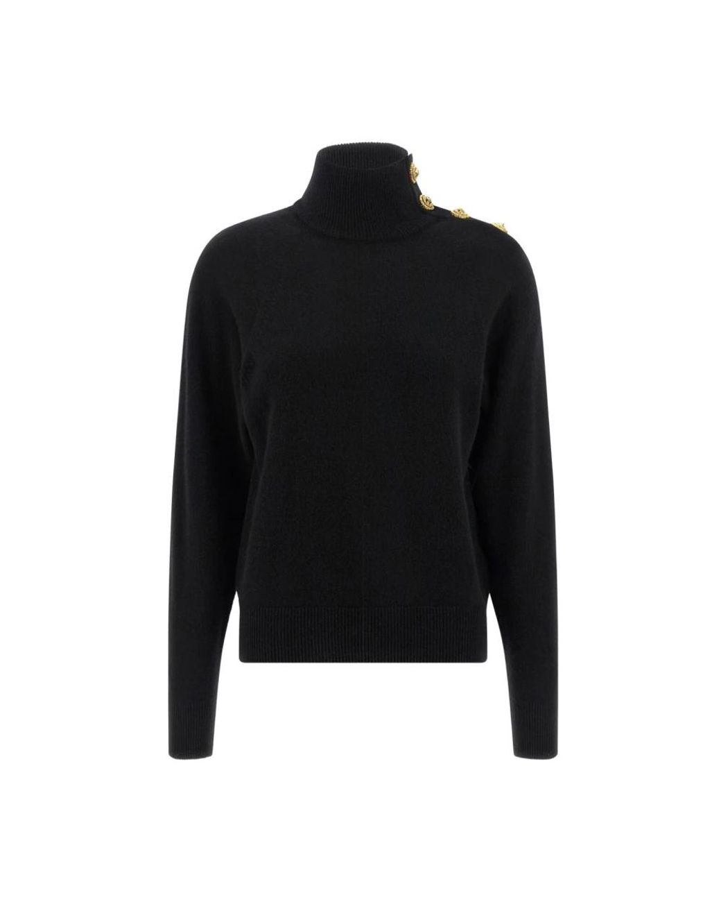 Balmain Black Turtlenecks
