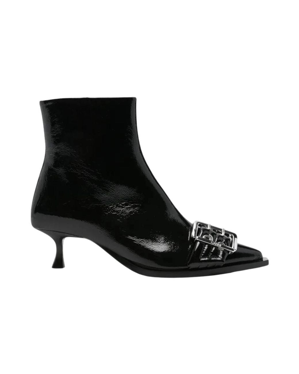 Ganni Black Heeled Boots