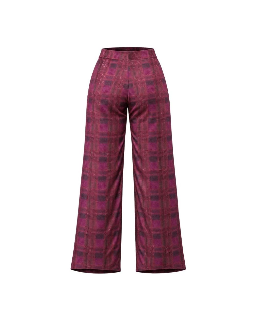 Ermanno Scervino Red Wide Trousers