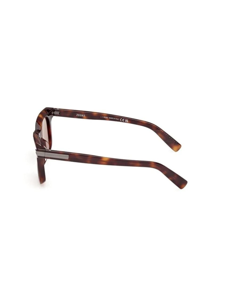 Zegna Brown Sunglasses for men