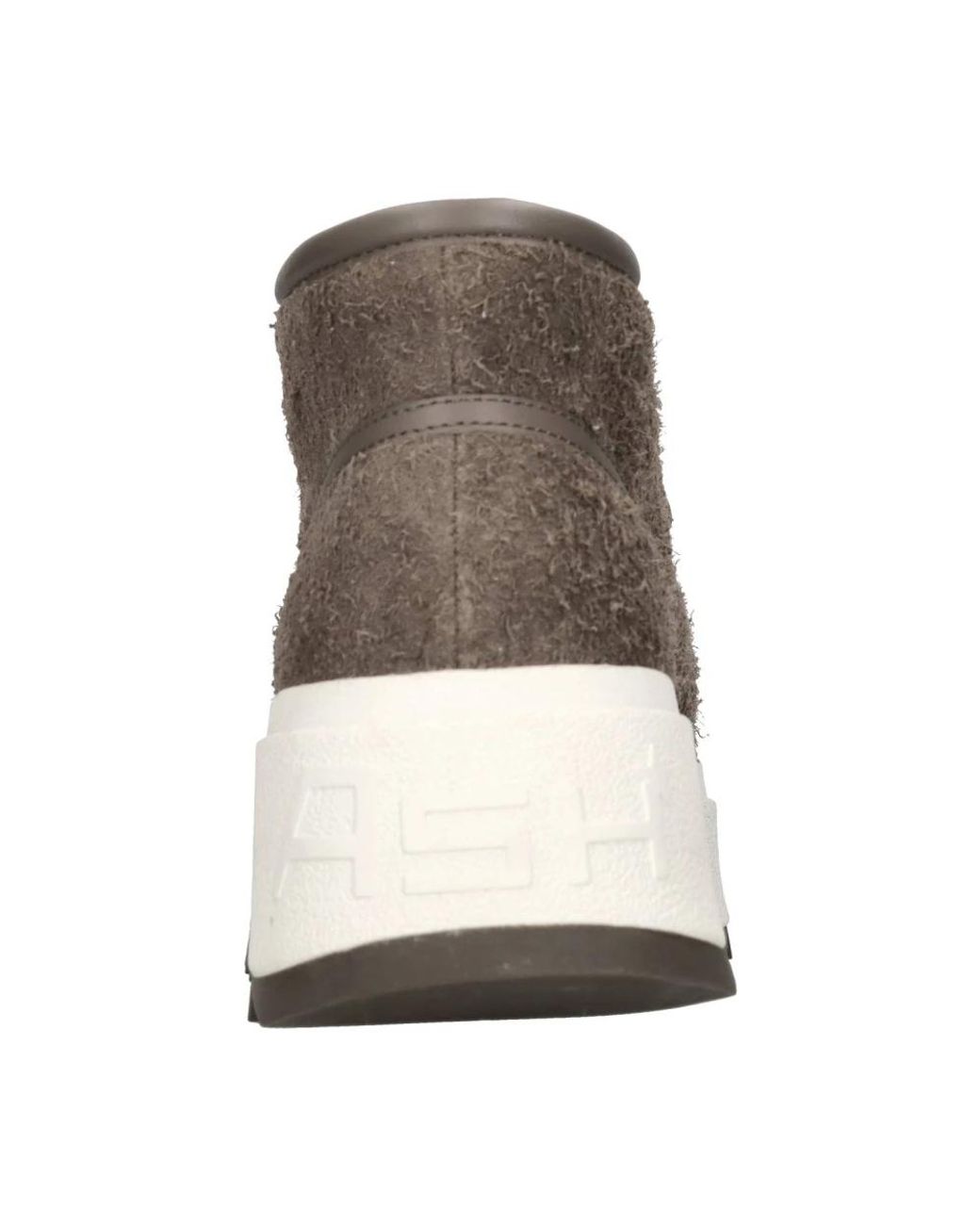 Ash Brown Lace-Up Boots
