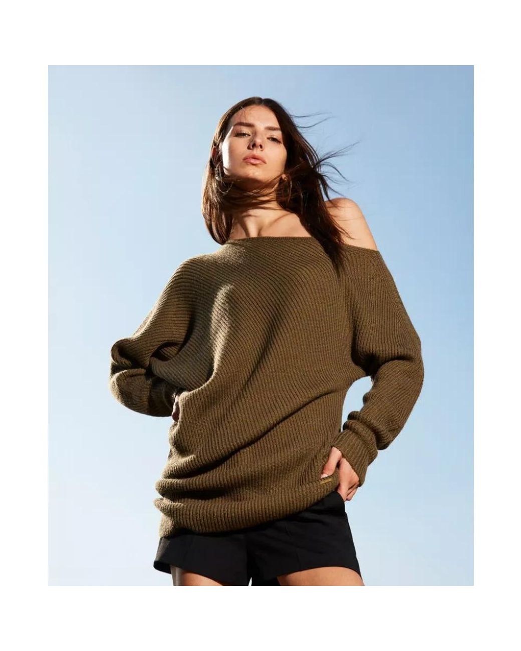Twinset Green Long Knitwear