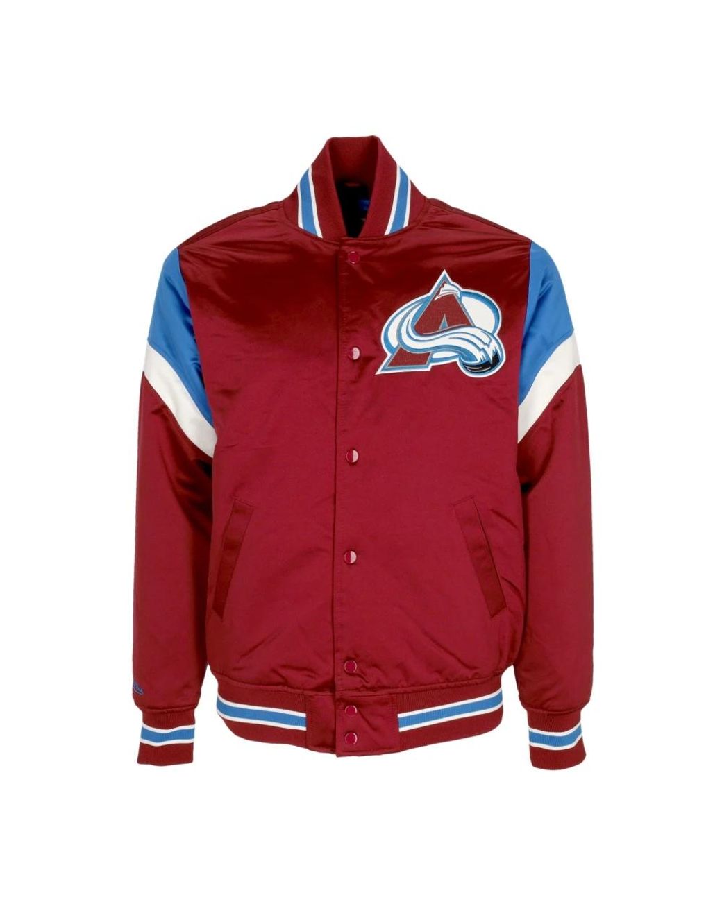 Mitchell & Ness Jassen ,Rood ,Polyester Colorado Avalanche Bomberjack in het Red voor heren