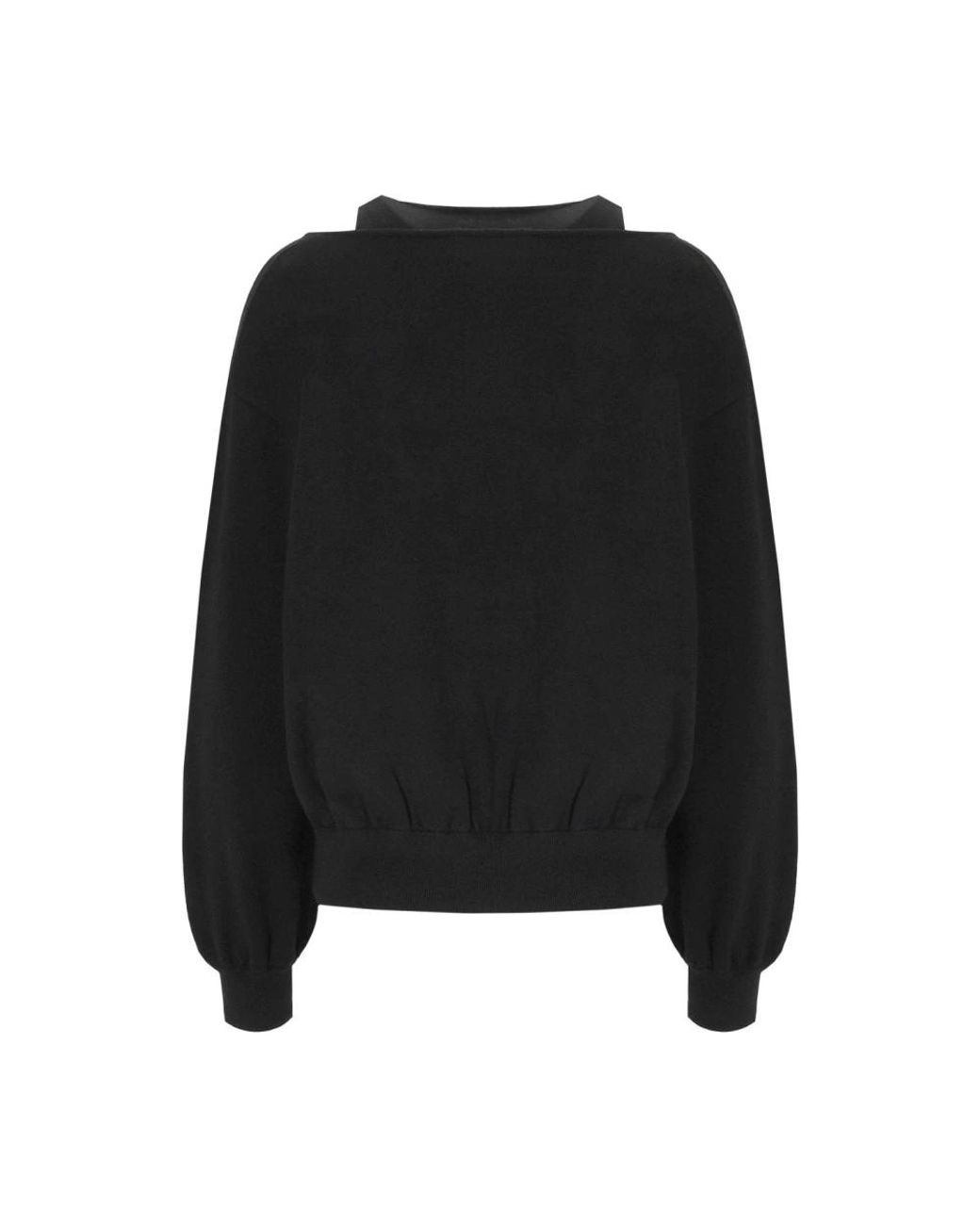 Max Mara Black V-Neck Knitwear