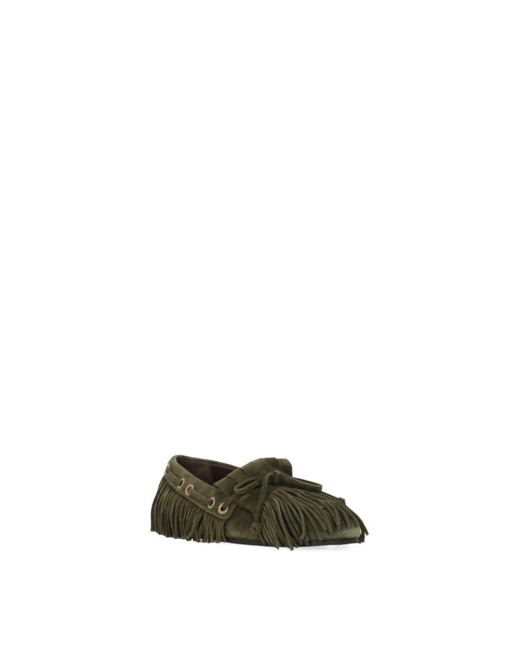 Etro Green Loafers