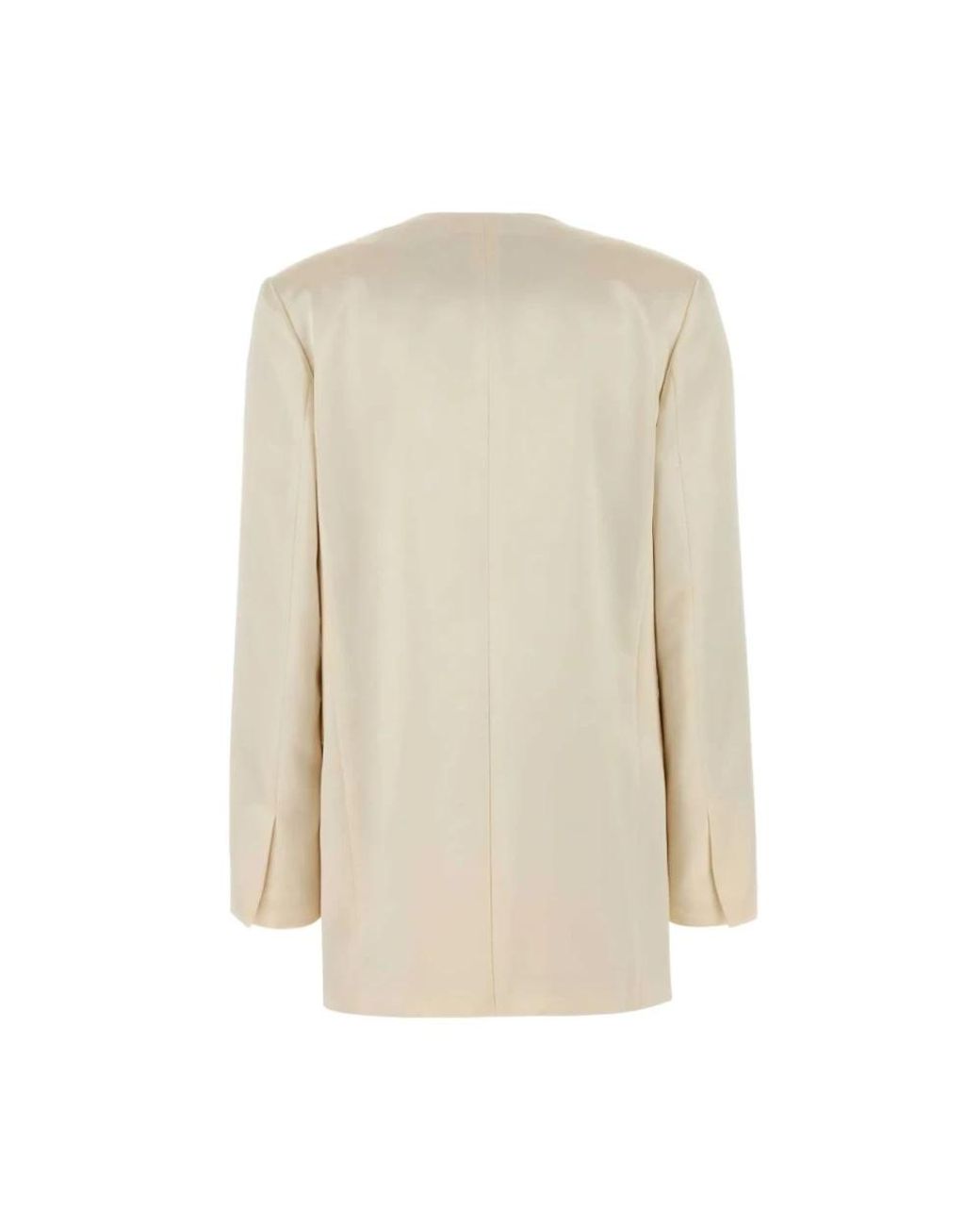Alberta Ferretti Natural Blazers