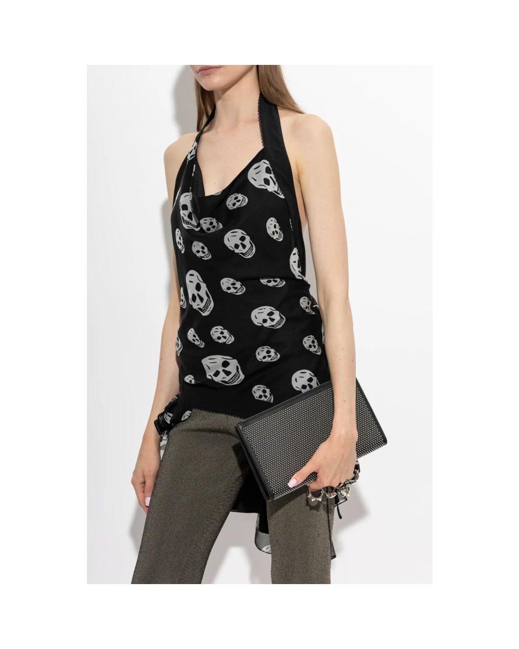 McQueen Black Clutches