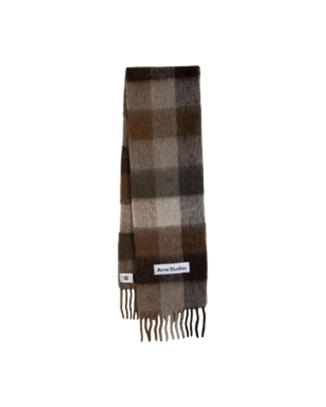 Acne Brown Winter Scarves