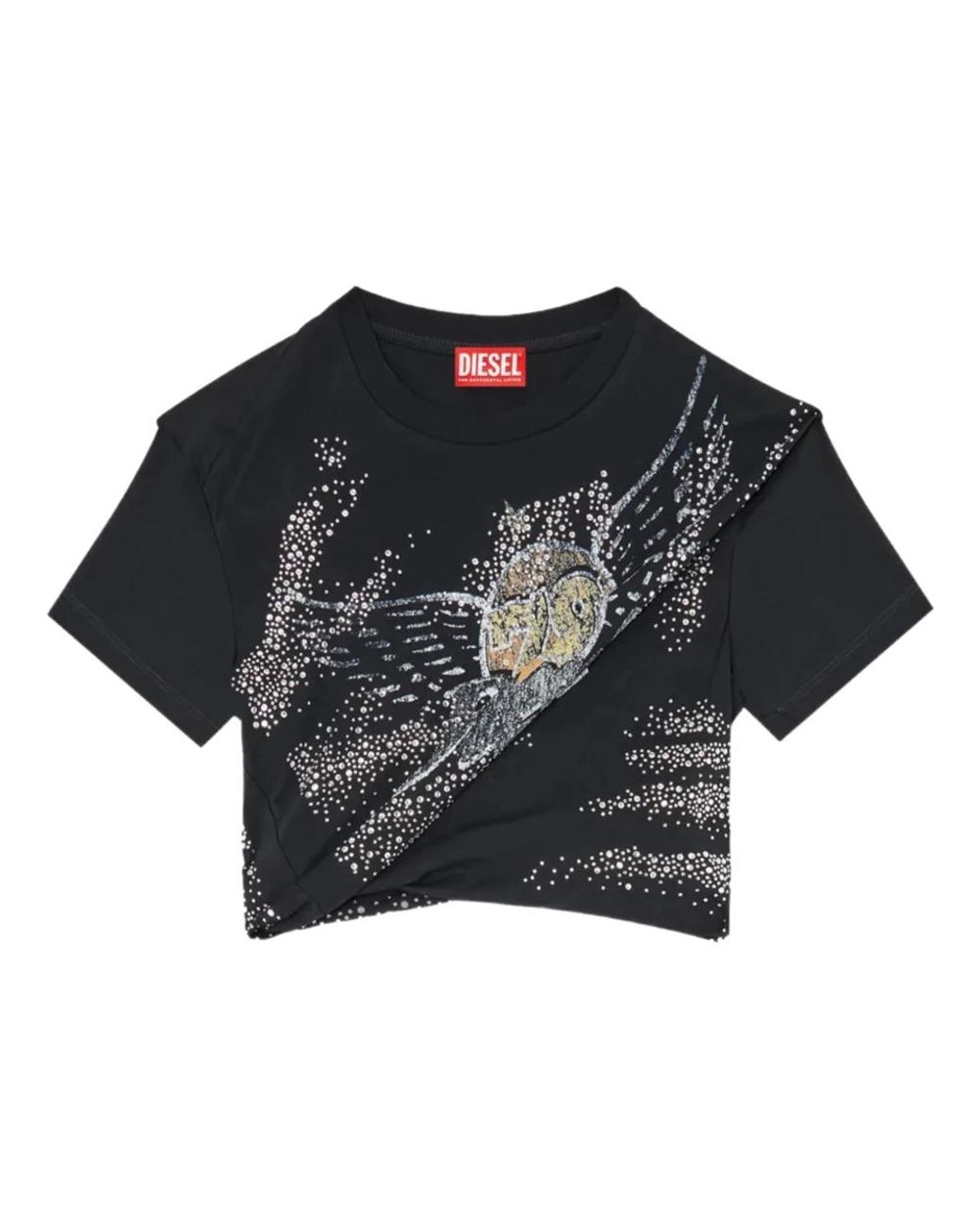 DIESEL Black T-Shirts