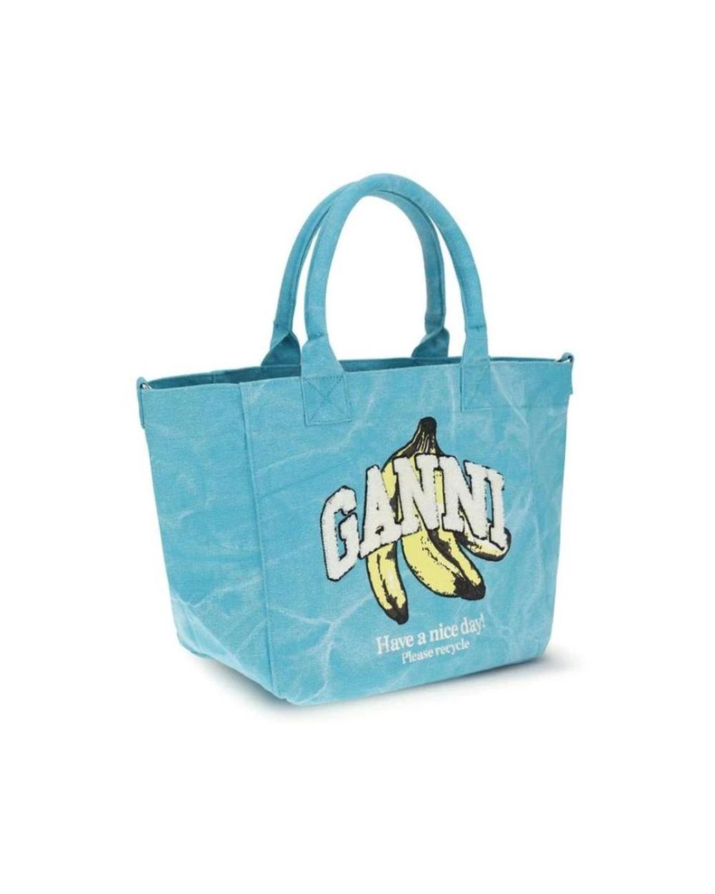 Ganni Blue Shopping Bags