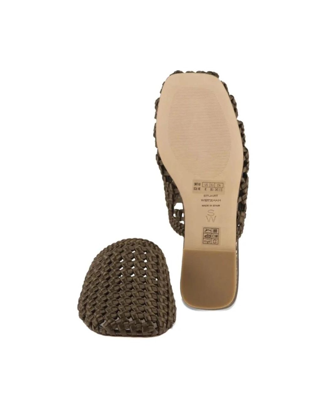Mules Stuart Weitzman de color Brown