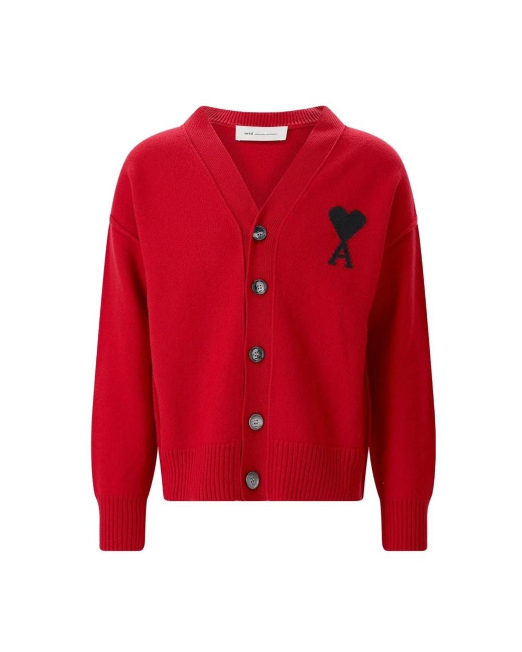 Cardigans AMI de hombre de color Red