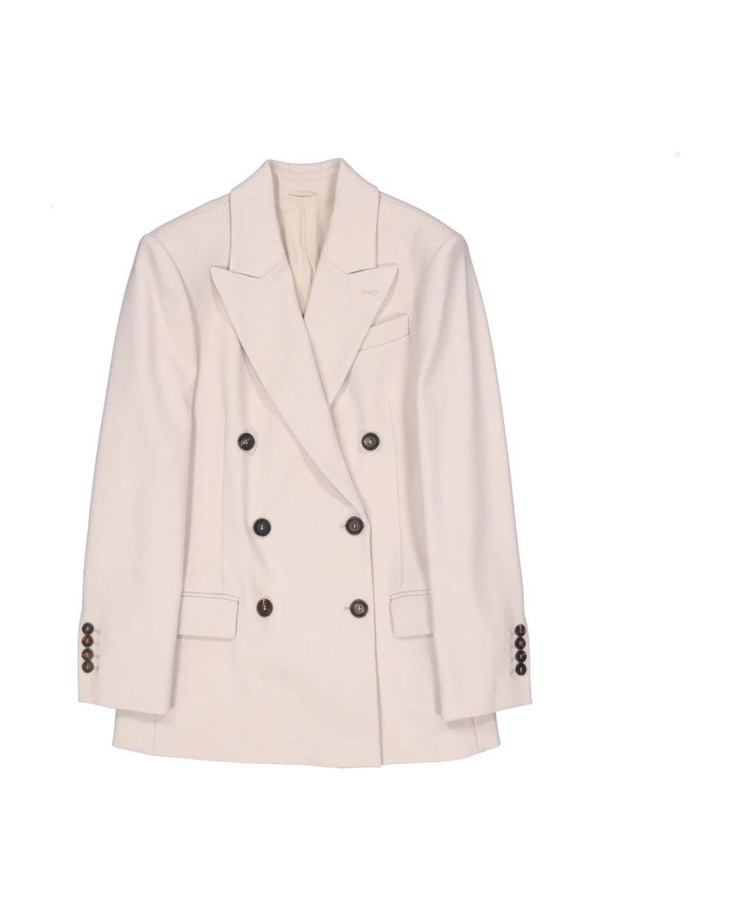 Brunello Cucinelli Natural Blazers