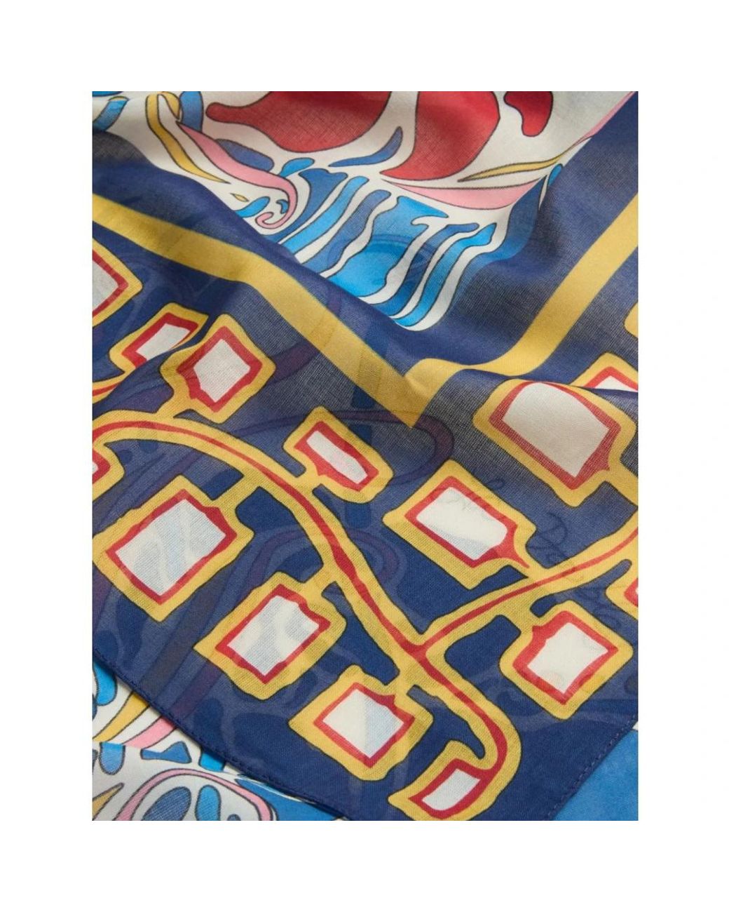 LaDoubleJ Blue Silk Scarves