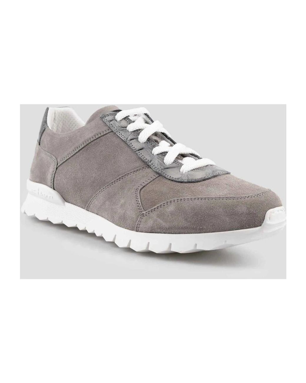 Kiton Gray Sneakers for men