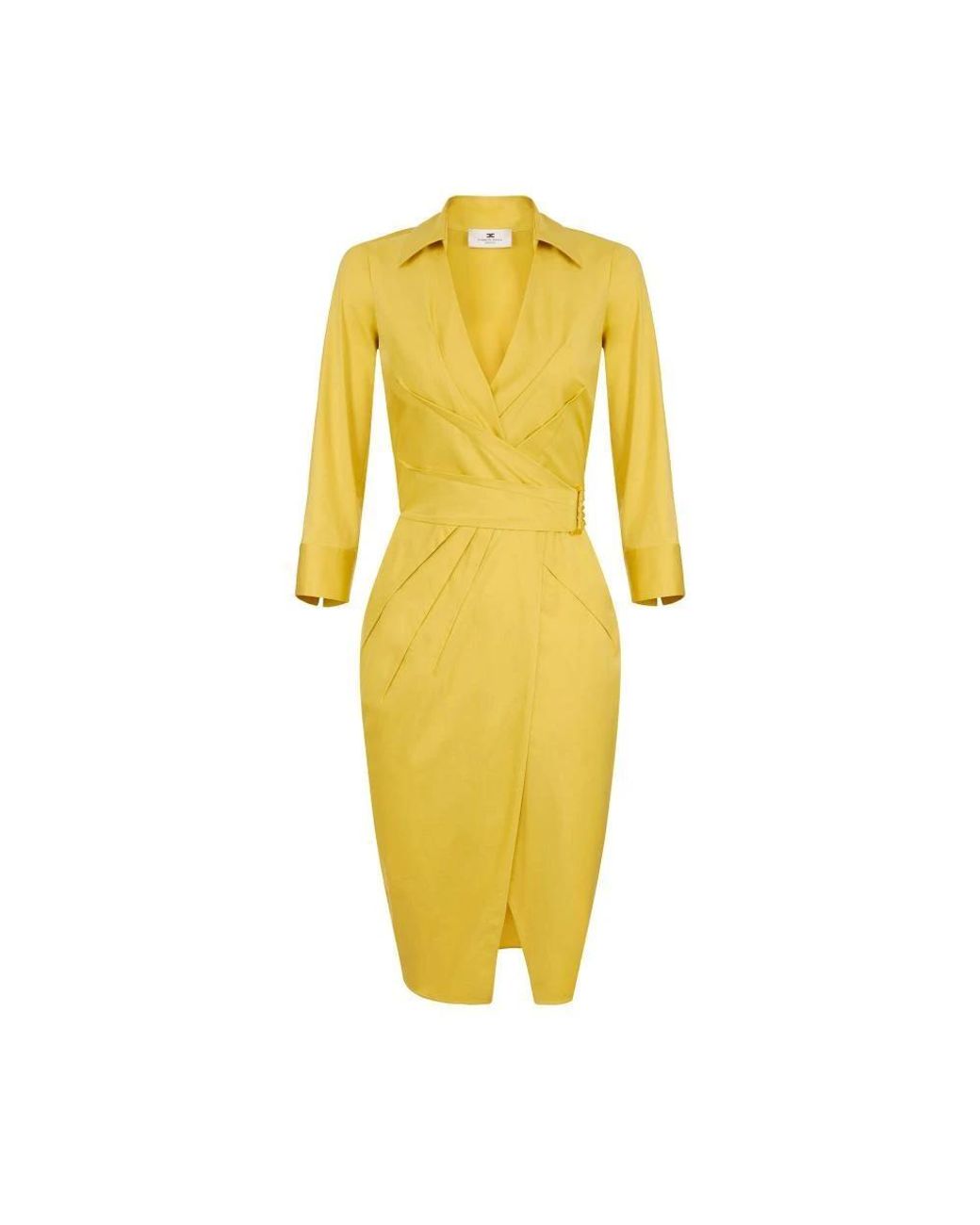 Elisabetta Franchi Yellow Party Dresses