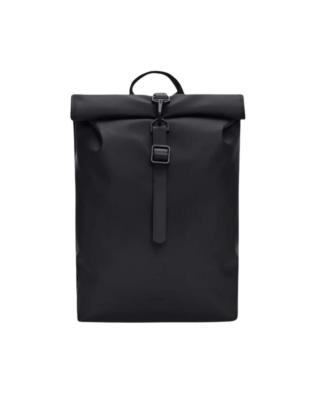 Rains Black Backpacks for men