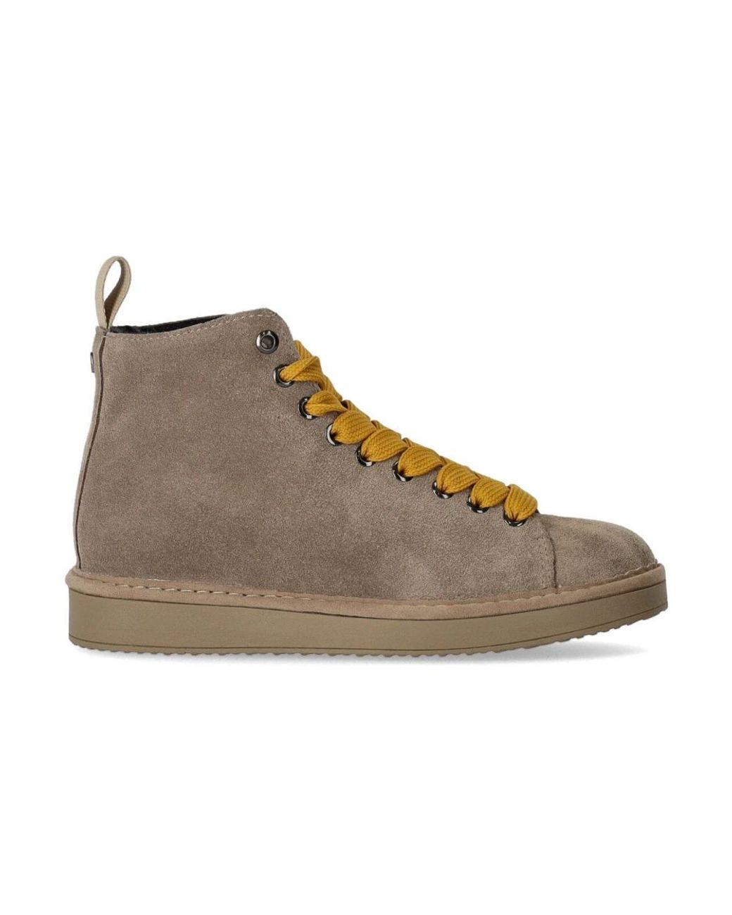 Pànchic Brown Lace-Up Boots