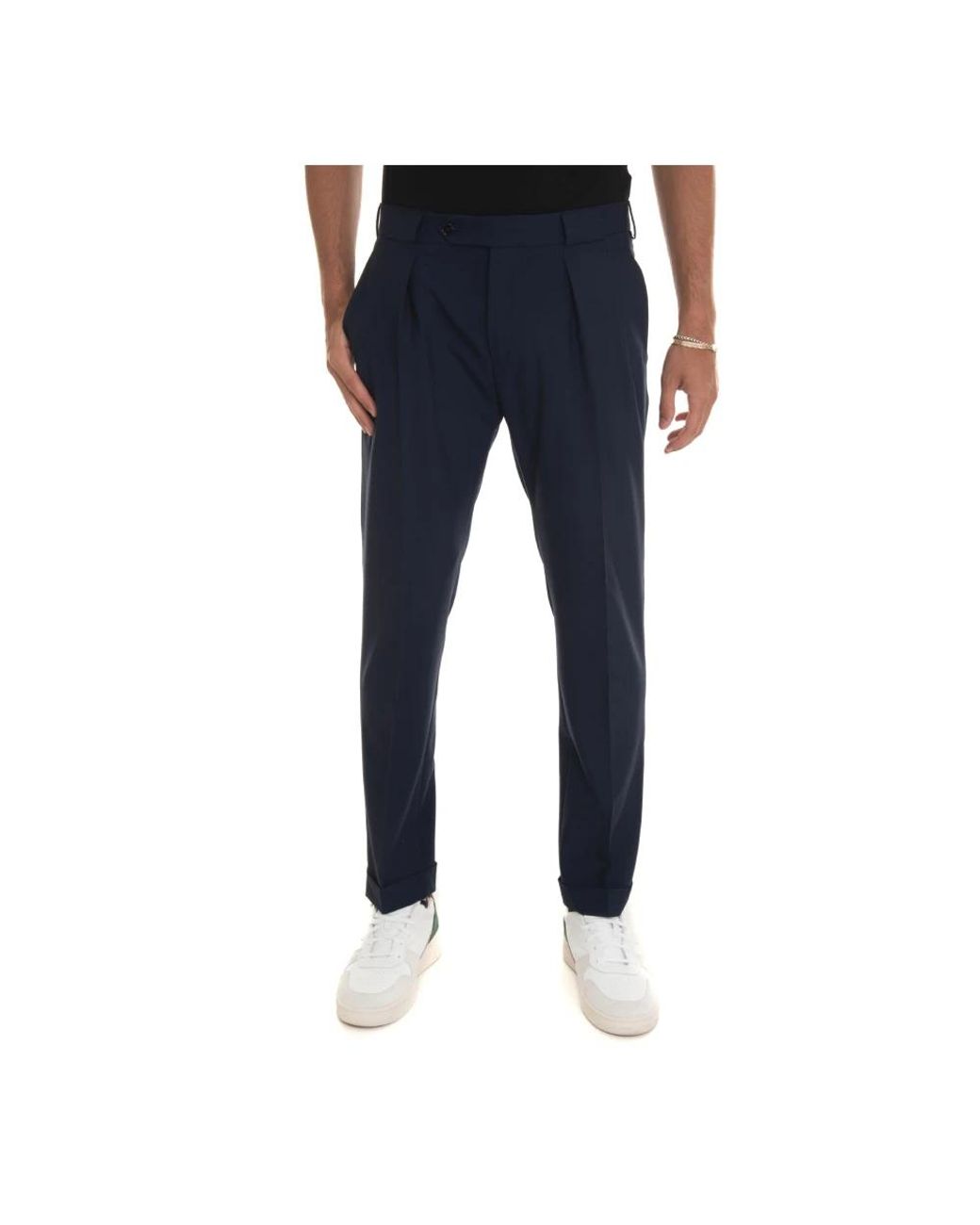 Berwich Blue Chinos for men