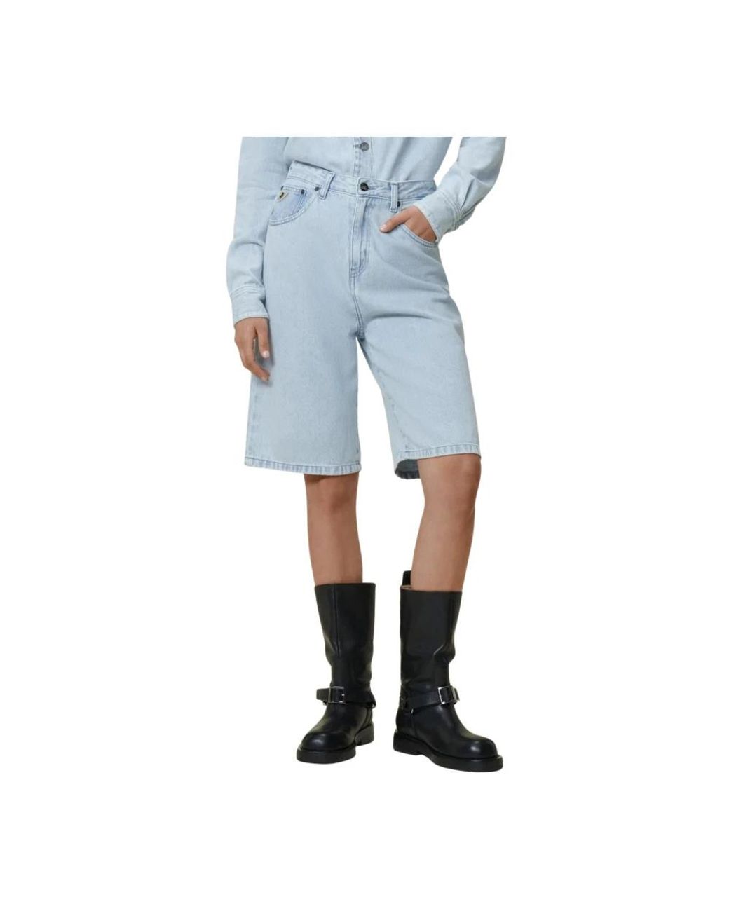 Lois Blue Denim Shorts