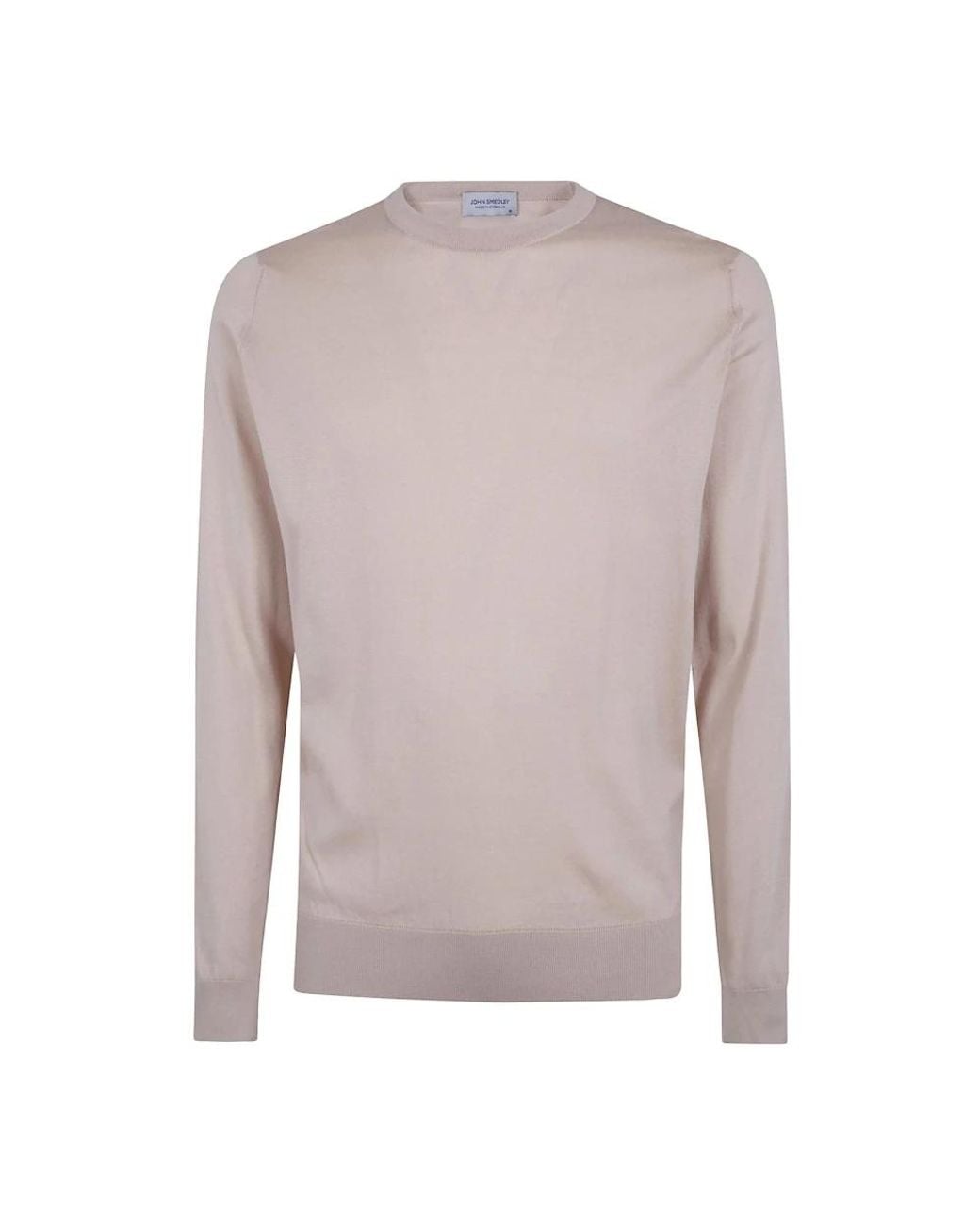 John Smedley Gray Round-Neck Knitwear for men