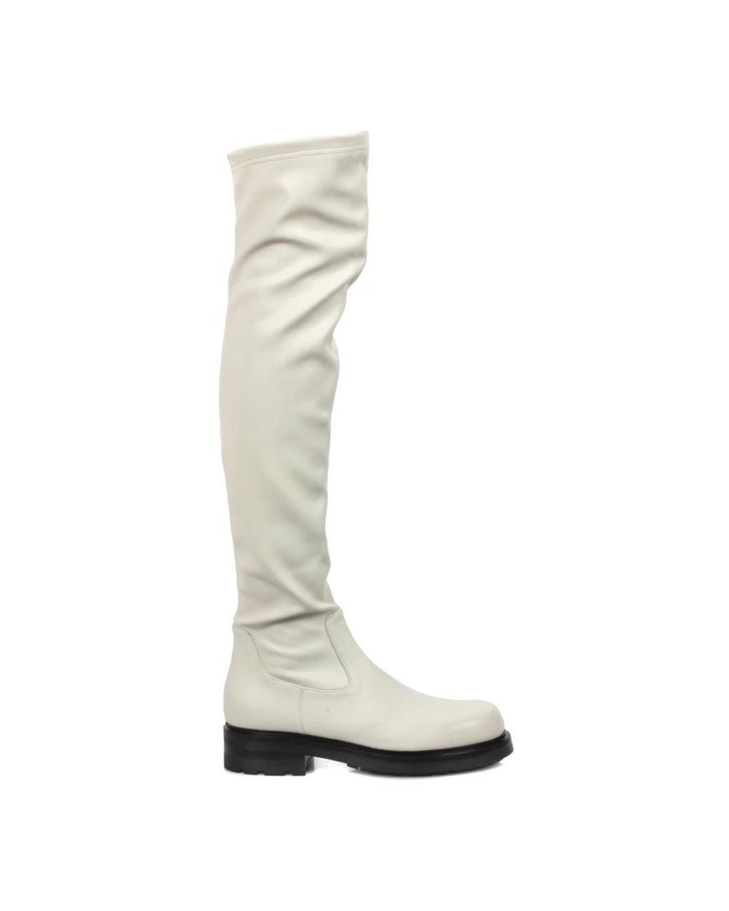 Elena Iachi White Over-The-Knee Boots