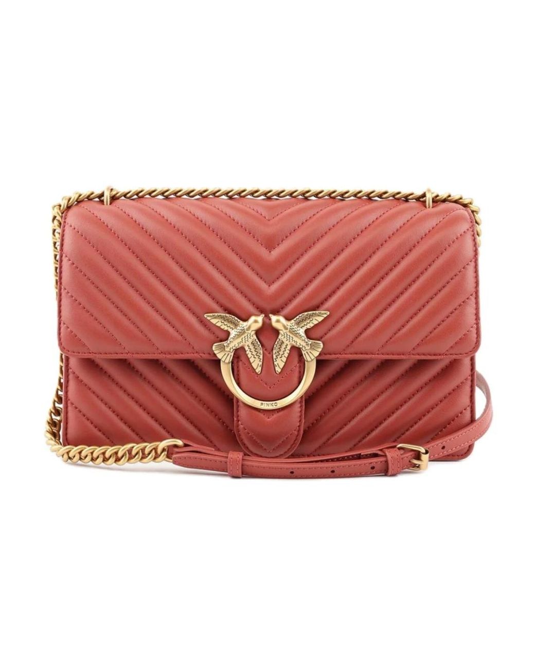 Pinko Red Cross Body Bags