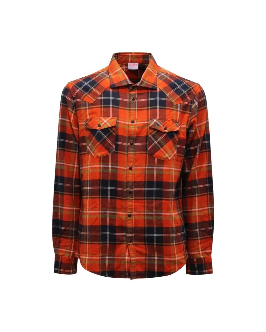 Sun 68 Red Casual Shirts for men