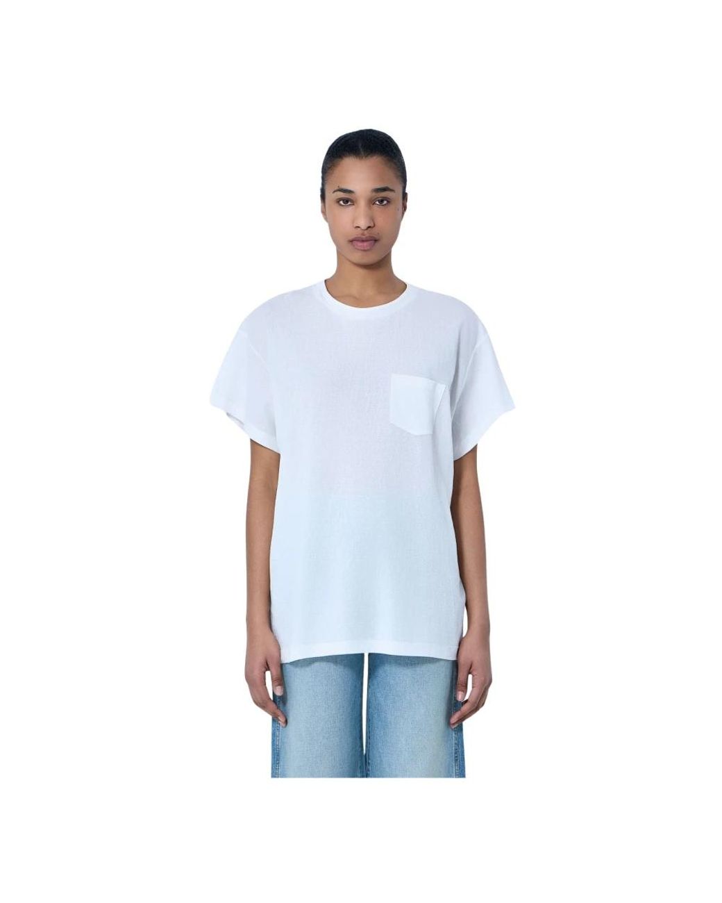 Khaite Blue T-Shirts