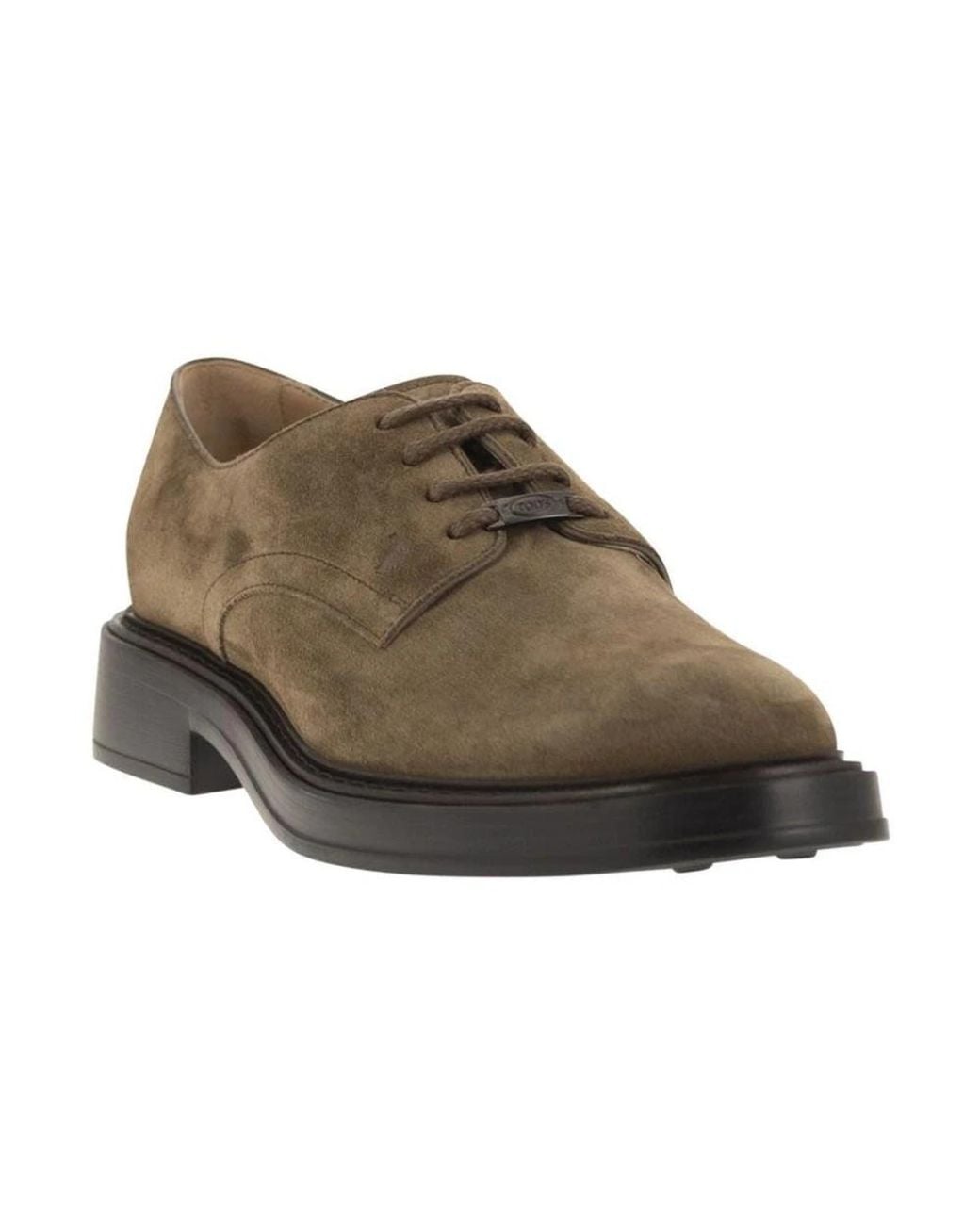 Tod's Brown Laced Shoes for men