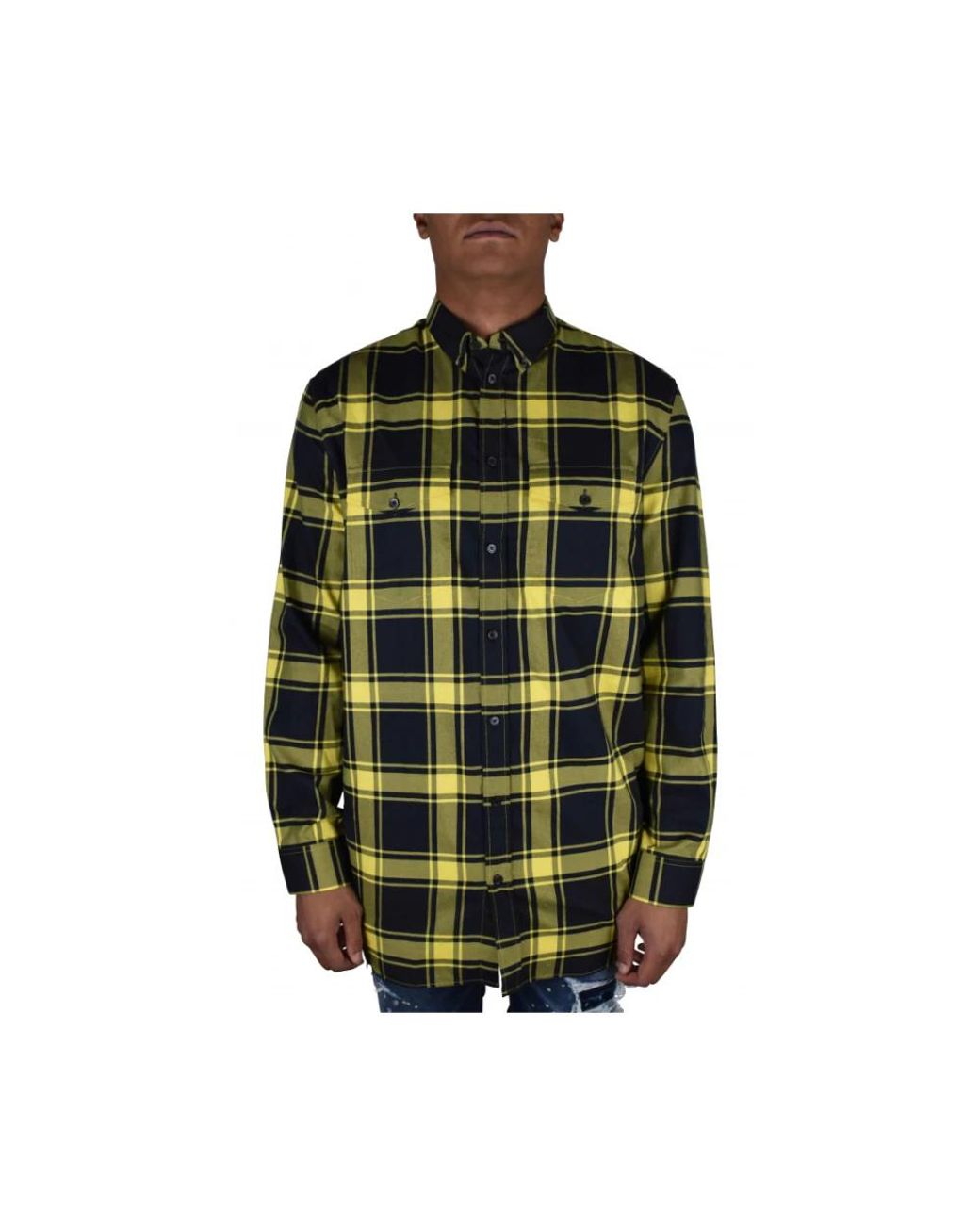 Givenchy Oversized Karohemd in Green für Herren