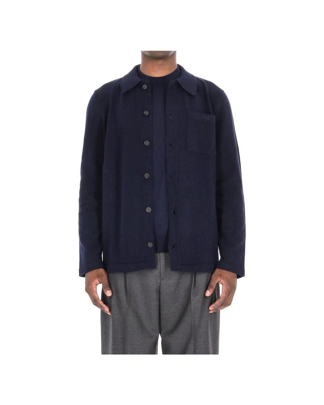 A.P.C. Blue Light Jackets for men