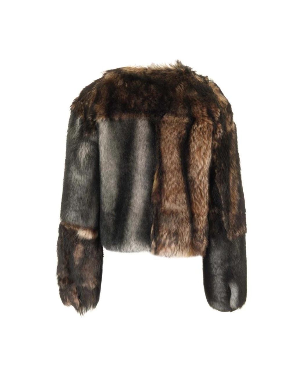 DURAZZI MILANO Black Faux Fur & Shearling Jackets