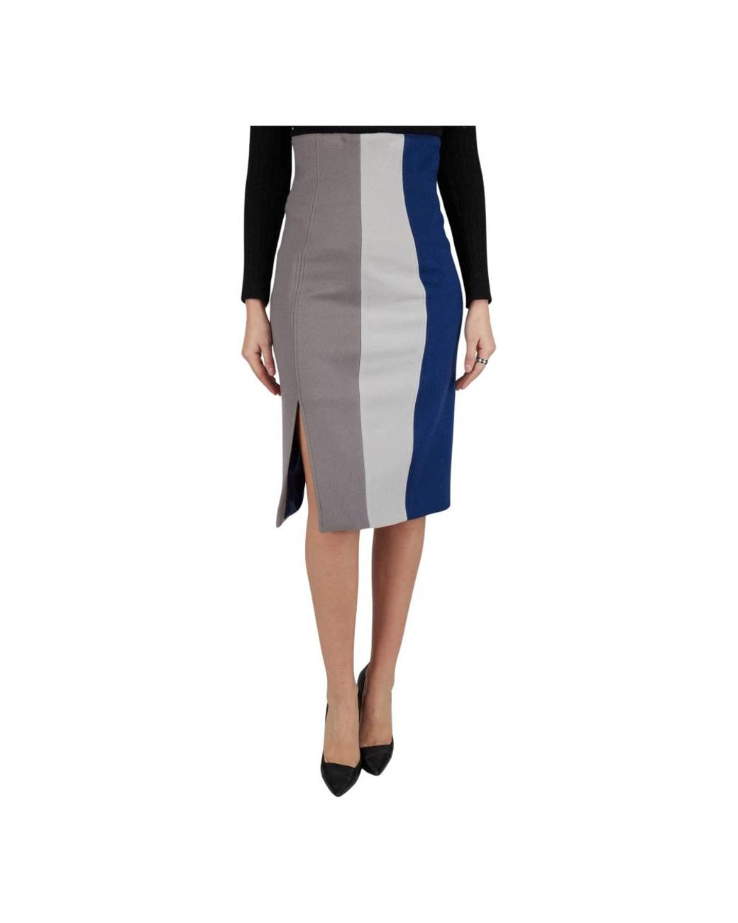 Kiton Blue Midi Skirts