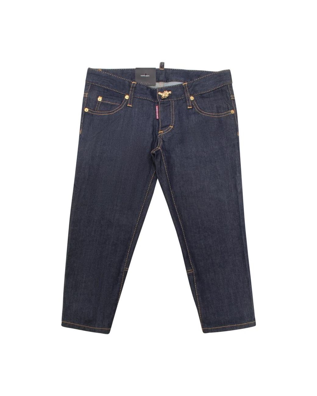 DSquared² Blue Straight Fit Jeans