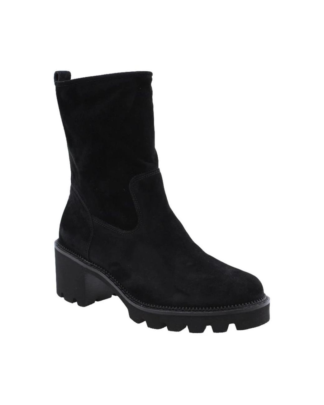 Paul Green Black Heeled Boots